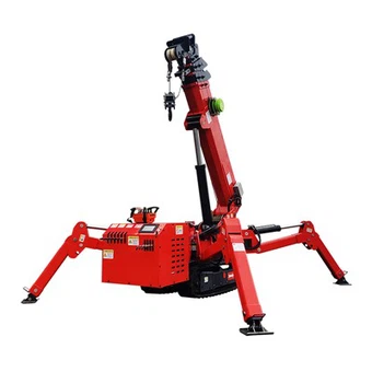 Siv Tshuab Mini Lifting Crawler Crane 5 Tuj Kab laug sab Cranes Nqe Crawler Kab Crane